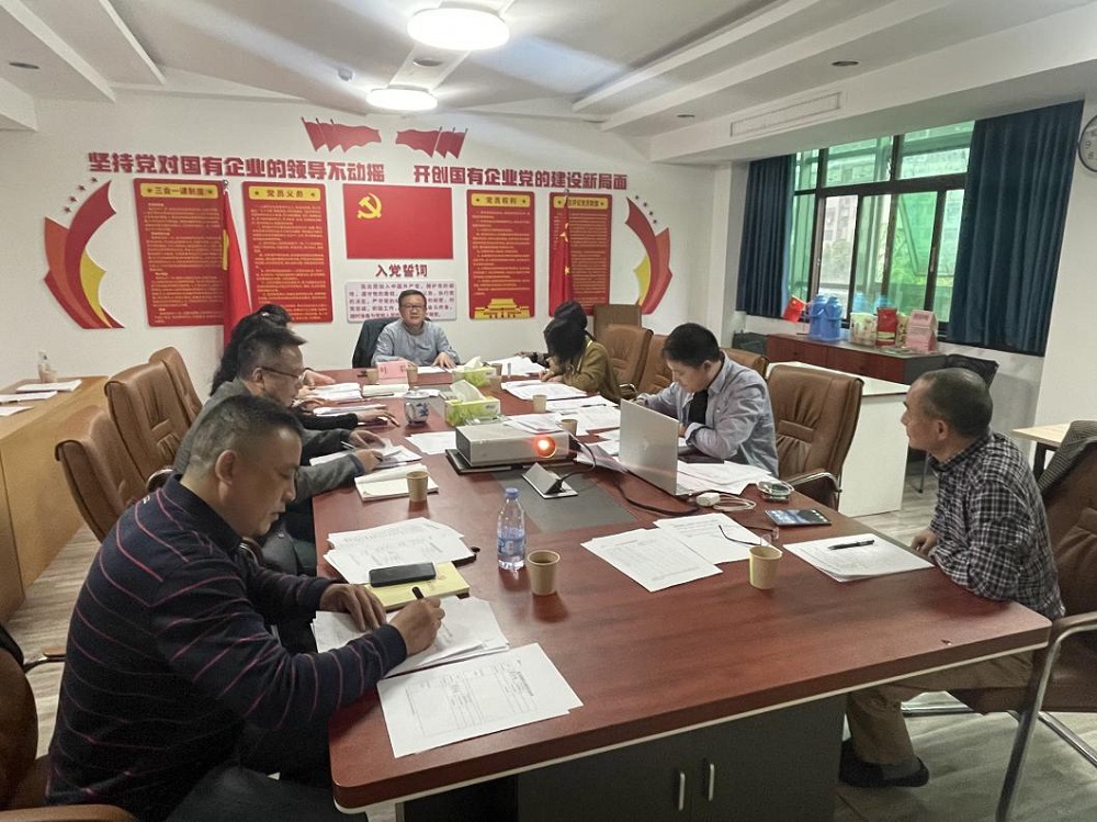 湖南糧油集團(tuán)黨委書記、董事長葉蓁以普通黨員身份參加所在黨支部組織生活會(huì)